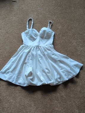 Reformation White Mini Dress
